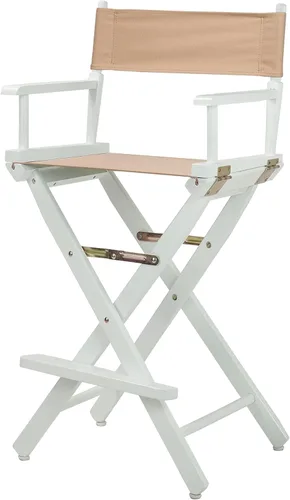 Vista 187 de Casual Home - Silla de director de 18 in, marco negro, lona negra, altura clásica Marco negro - Madera maciza