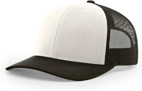 Vista 101 de Richardson 112 Gorra de Camionero - Gorra Snapback Ajustable Premium - Gorras Richardson en Blanco de Seis Paneles Estructurados Árbol real Max 7