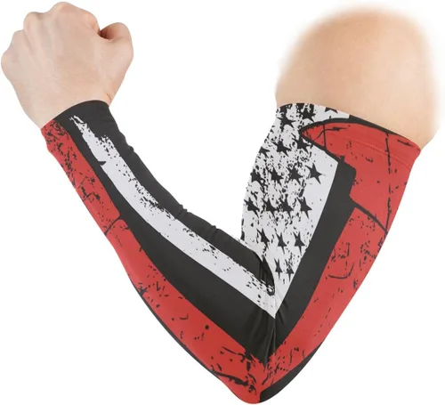 Vista 2 de CHLBOJ Mangas de brazo, mangas deportivas, mangas de compresión de protección solar para cubrir el brazo