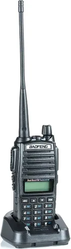 Vista 6 de Radio de banda dual de alta potencia BaoFeng, Negro estándar