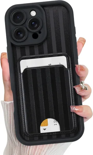 Vista 18 de KANGHAR Compatible con iPhone 13 Funda, Cartera de Silicona a Cuadros con Bonito Patrón, Tarjetero y Protección de Cámara, Suave, Delgada, a Prueba
