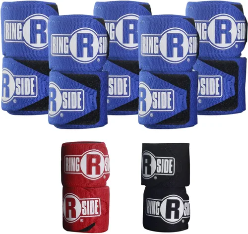 Vista 11 de Ringside Pro Mexican Handwraps (200-Inch) - Authentic Mexican-Style Boxing Hand Wraps' Azul