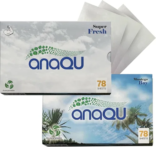 Vista 10 de Anaqu - Hojas de detergente para ropa - Detergente natural para ropa, hojas de lavandería, detergente orgánico para ropa, detergente para ropa