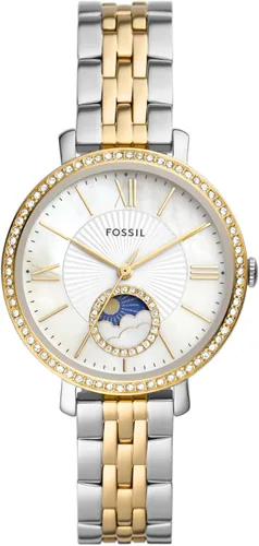 Vista 12 de Fossil Women's Jacqueline Leather Watch Cuero azul/oro rosa