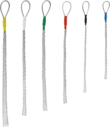 Vista 9 de Calcetines de extractor de cable de 0.472-0.591 in Calcetines de extractor de malla de alambre de agarre de malla de onda de cable de tracción
