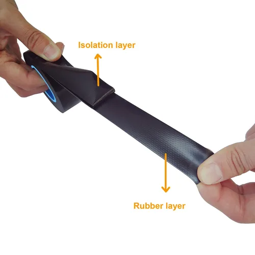 Vista 5 de Lichamp Paquete de 6 cintas de goma autofusibles para empalme de cables eléctricos y reparación de fugas de agua en tuberías, 1 pulgada x 10 pies x