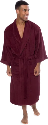 Vista 7 de Texere EcoComfort - Bata de baño de tela de rizo de lujo para hombre