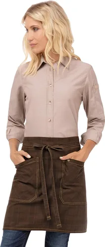 Vista 3 de Chef Works Delantal unisex Olympia Half Bistro