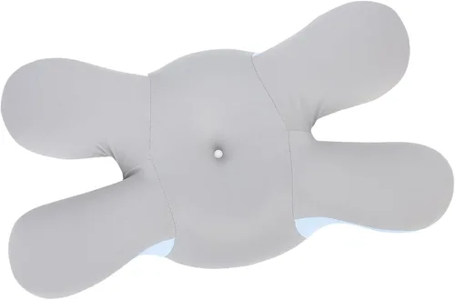 Vista 6 de Almohada cervical para el cuello, almohada ergonómica de espuma viscoelástica inodora, cama ortopédica para dormir boca abajo, ideal para regalo