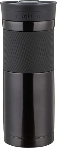 Vista 3 de Contigo Byron Snapseal Taza de viaje, Taza térmica de acero inoxidable, Botella de vacío, Vaso a prueba de fugas, Taza de café con tapa fácil