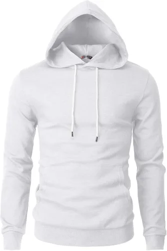 Vista 26 de H2H Sudadera con Capucha Tipo Pullover para Hombre, Ligera, de Manga Larga, con Bolsillo Canguro, Ajuste Ceñido, Básica, Casual, Suéter