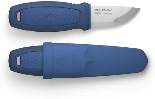 Vista 12 de Cuchillo con hoja de acero inoxidable Morakniv Eldris y vaina de plástico