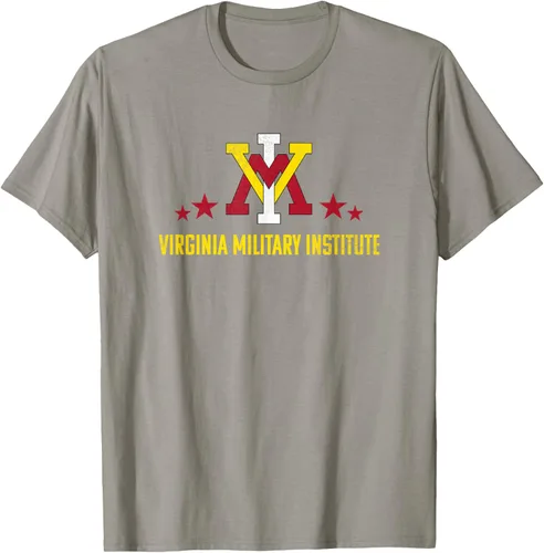 Vista 8 de Virginia Military Institute VMI Keydets Logo Camiseta, Negro