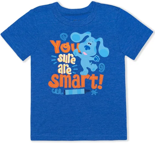 Vista 2 de Nickelodeon Blues Clues Boys 2 Pack T-Shirts for Toddler BlueGrey