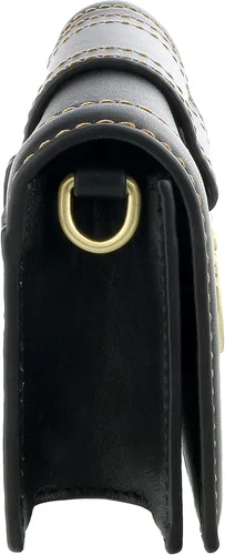 Vista 4 de Versace Jeans Couture Bolso de hombro con hebilla de medallón estructurado negro para mujer, Negro -, Ee1vvbbs4e71493e899