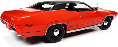 Vista 7 de 1971 Plymouth GTX 440+6 Hardtop Tor Rojo con Negro Clase Superior de 1971 ''American Muscle 30 Aniversario 1/18 Modelo de Auto Fundido a Presión por
