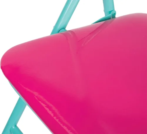 Vista 6 de Disney Encanto Juego de mesa y silla para niños: mesa de actividades plegable con 2 sillas para niños pequeños y niños de 3 a 7 años, marco de metal