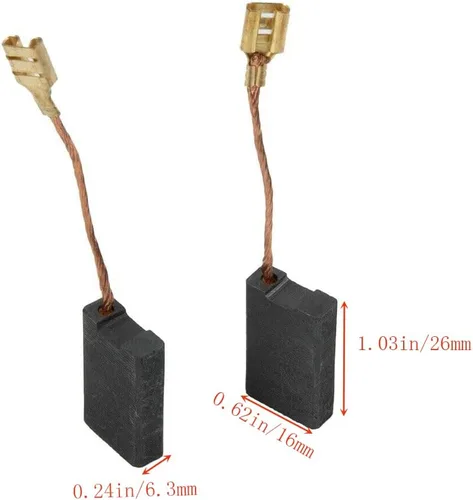 Vista 3 de 1617014126 Escobillas de carbón paquete de 4 para Bosch 11316EVS 11317EVS 11311EVS 11223EVS