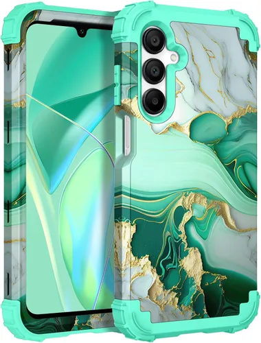 Vista 66 de Hocase Funda para Galaxy A37 5G, protección resistente a prueba de golpes, parachoques de goma de silicona suave+funda protectora híbrida