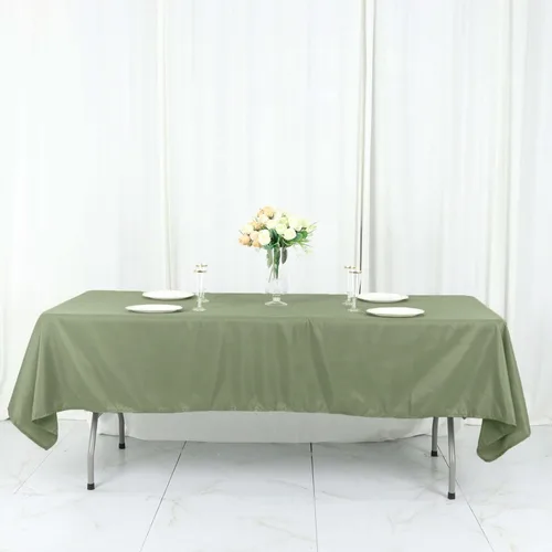 Vista 173 de Efavormart - Mantel rectangular, 60 x 102 pulgadas, resistente a las manchas y a las arrugas, lavable, mantel decorativo oblongo de tela de Amatista