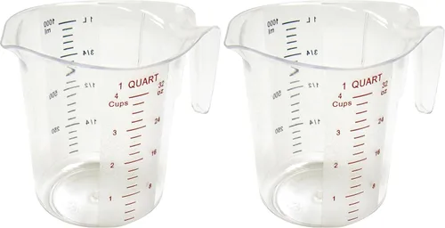 Vista 2 de Winco - Taza medidora de 1 taza, policarbonato