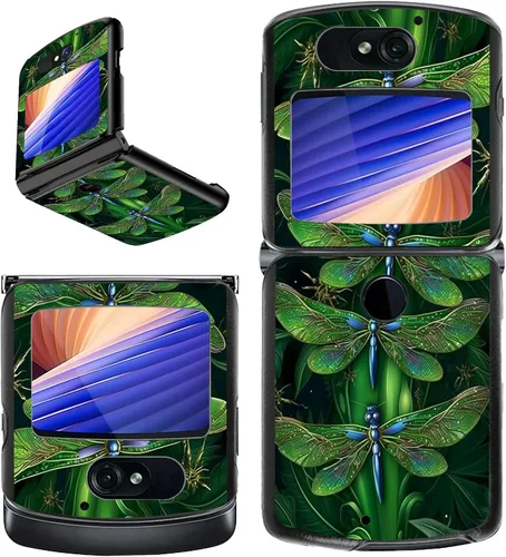 Vista 33 de Rossy Funda para Motorola RAZR 5G, para Moto RAZR 5G, funda delgada y ligera de policarbonato duro a prueba de golpes para Motorola Moto RAZR 5G