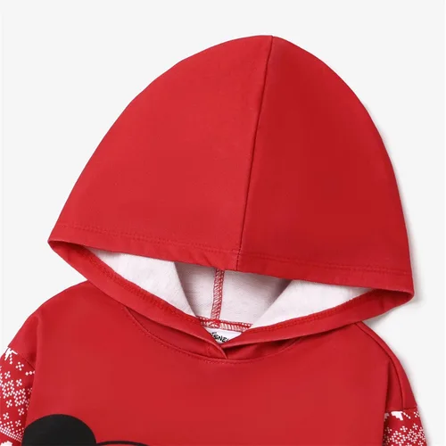Vista 3 de Disney Family Matching Outfits Hoodie Mommy and Me Funny Holiday Minnie Mickey Christmas Snow Hoodie