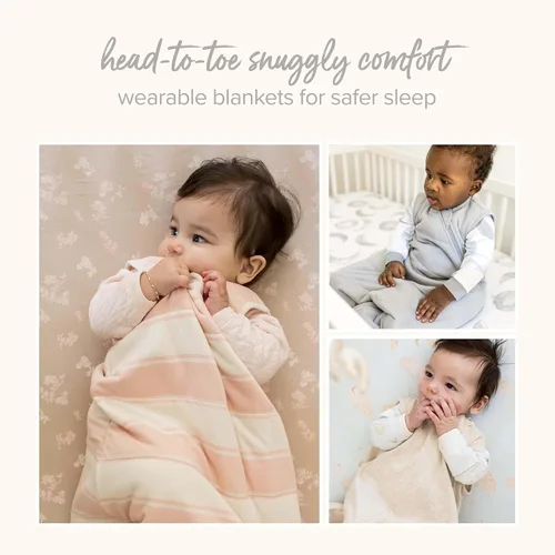 Vista 3 de Burt's Bees Baby Baby Organic Beekeeper Infant Wearable Blanket, Unisex Swaddle