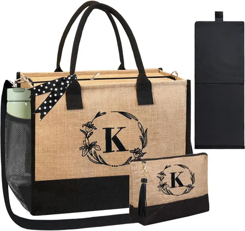 Vista 32 de BeeGreen Bolsa personalizada para mujeres, mamá, profesora, amigas, hermana, bolsas de regalo con bolsa de Comestic