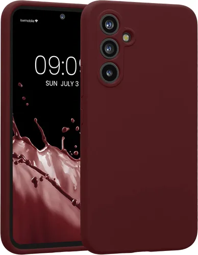 Vista 80 de kwmobile Funda compatible con Samsung Galaxy A13 4G - Funda delgada de silicona TPU - Acabado suave al tacto - Amarillo radiante