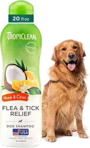 Vista 12 de TropiClean Champú y acondicionador 2 en 1 para perros, aroma a papaya de larga duración, desenredante hidratante para perros, seguro para cachorros