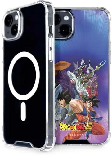 Vista 13 de Skinit Funda para teléfono compatible con MagSafe iPhone 15, diseño oficial de Dragon Ball Super Goku