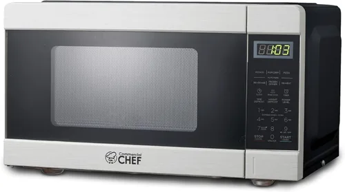 Vista 12 de Commercial Chef 0.6 Cu. Ft. Countertop Microwave Oven, CHM660B, Black Negro