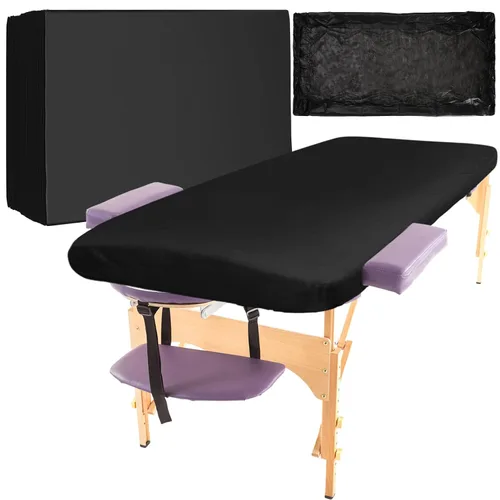 Vista 8 de Mixweer Juego de 30 sábanas bajeras desechables de mesa de masaje de 39 x Blanco