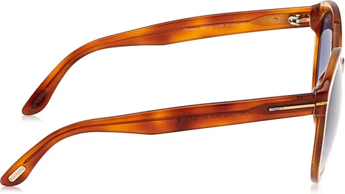 Vista 3 de Tom Ford FT0503 - Gafas de sol redondas 53 W color rubio Havana Phillipa