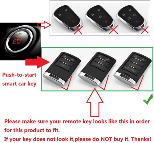 Vista 2 de Funda para llavero de fibra de carbono genuina para Chevrolet Captiva Corvette C7 Stingray Coupe Smart Car Remote Key Fob Case para hombres mujeres
