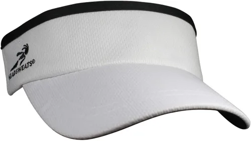 Vista 32 de Headsweats Visera solar unisex para adultos, ligera, rendimiento Negro