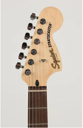 Vista 3 de Squier FSR Affinity Series Stratocaster H - Guitarra eléctrica, diapasón de laurel, verde surf