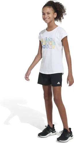 Vista 4 de adidas Camiseta de manga casquillo con logotipo novedoso