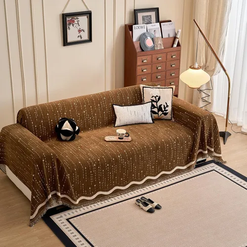 Vista 13 de ROOMLIFE Funda de sofá con estampado de leopardo para sofá de 3 plazas, lavable, protector de muebles para perros, funda de sofá suave