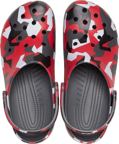 Vista 3 de Crocs Zuecos clásicos de camuflaje unisex para adultos