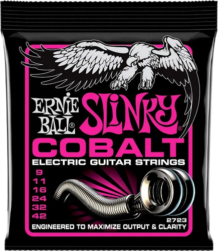 Vista 9 de Cuerdas para guitarra eléctrica Cobalt de Ernie Ball
