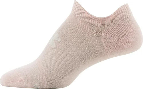 Vista 3 de Under Armour Calcetines ligeros invisibles Essential 2.0 para mujer, 6 pares