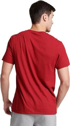 Vista 3 de Russell Athletic Camisetas Dri-Power de manga corta para hombre, absorben la humedad, protección contra olores, UPF 30+, tallas S-4x