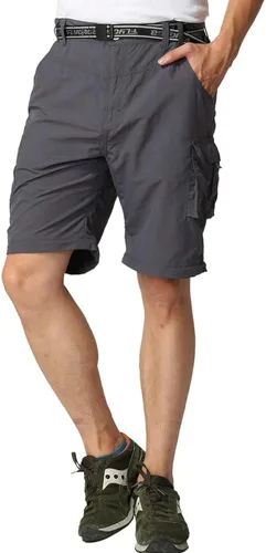 Vista 4 de Pantalones de senderismo convertibles para niños, ligeros, de secado rápido, con cremallera, para niños, jóvenes, exteriores, UPF 50+, pantalones