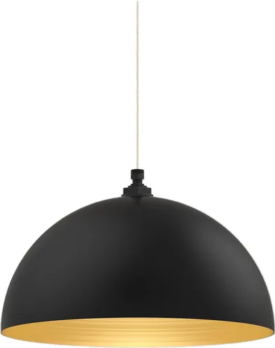 Vista 17 de Steel Lighting Co. Melrose - Lámpara colgante Montada en el techo Cúpula redonda de 18 pulgadas Estilo moderno contemporáneo de granja
