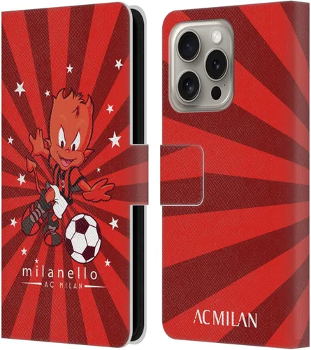 Vista 100 de Head Case Designs Officially Licensed AC Milan Dream Big Children Leather Wallet Case Compatible with Apple iPhone 11