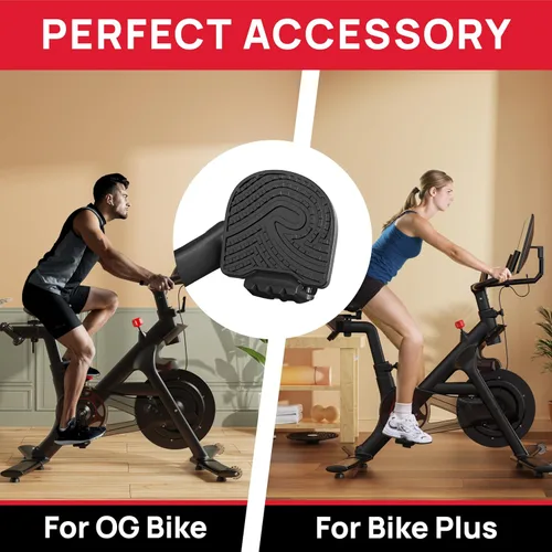 Vista 7 de Pedales para zapatos regulares compatibles con Peloton Bike & Bike Plus, reemplazo del convertidor de pedal extragrande, adaptador sin clip