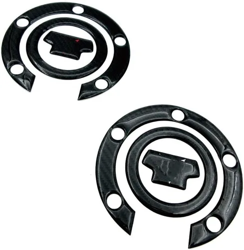 Vista 3 de Motorcycle Tank Pads Motorcycle Gas Fuel Tank Cap Cover Pad Protector Decals Carbon Stickers for Ya&maha MT03 MT07 MT09 MT10 Tracer FZ09 FZ07