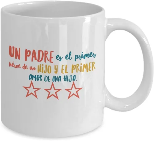 Vista 2 de Regalo para Papa Taza de Cafe Padre Vaso, taza café divertidas, tazas personalizadas, taza de café inspiradoras, taza con mensajes positivos., 11onza